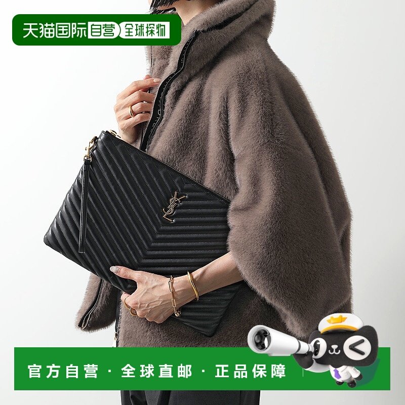 日本直邮SAINT LAURENT 手拿包 440222 CWU01 女士皮革第二包带腕,箱包皮具/热销女包/男包,男士包袋,淘宝优惠券,粉丝福利购,淘宝优惠卷