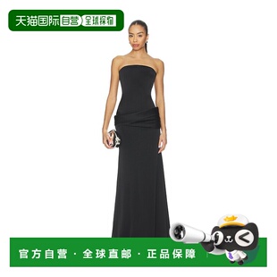 香港直邮ALEX PERRY 女士 无肩带曲线束腰垂褶睡裙 D1596RE26