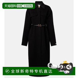 Olio 1h可退 女士 香港直邮Sportmax 初剪羊毛大衣 斯宝麦斯