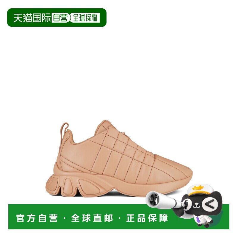 1h可退 香港直邮Burberry 巴宝莉 女士 TNR 经典款绗缝运动鞋 806