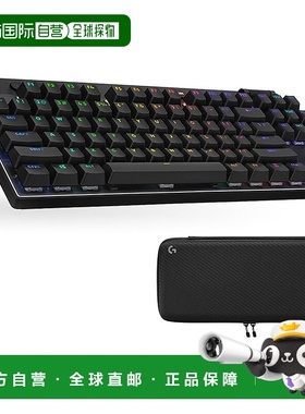 【日本直邮】罗技G 电竞游戏键盘 无线静音 G-PKB-003WL-LNBK蓝牙