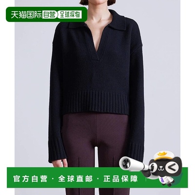 自营 apiece apart黑色分领亨利上衣 美国奥莱直发