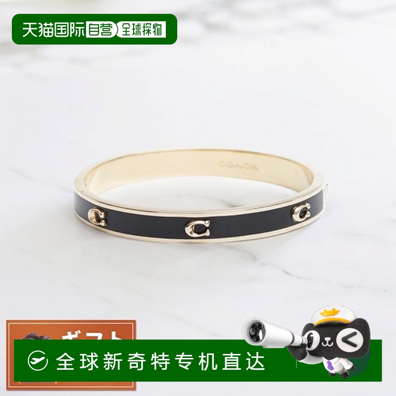 日本直邮Coach 手镯 422719GLD001 女士配饰 黑色