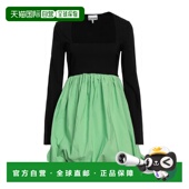 香港直邮潮奢 black黑色 GANNI 女士 1h可退 连衣裙 甘尼 短款 舒