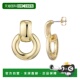 Gold Earrings Plated 自营adornia14k Door Knocker gold 美国
