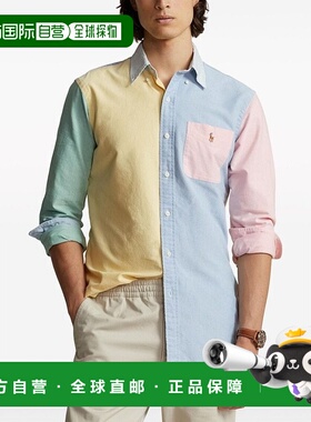 香港直邮Polo Ralph Lauren Polo 拉夫 劳伦 男士 长袖衬衫 71092