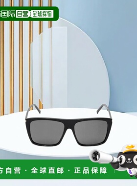 香港直邮SAINT LAURENT 男士太阳镜 SL156F001 AW2022 灰色 方形