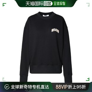 MSGM 香港直邮潮奢 女士 徽标花卉印花圆领套头衫 Msgm 3642MDM90