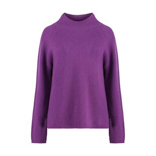 MAX MARA 女士针织毛衣 9366044306005 AW2024 紫色 长袖羊毛毛衣