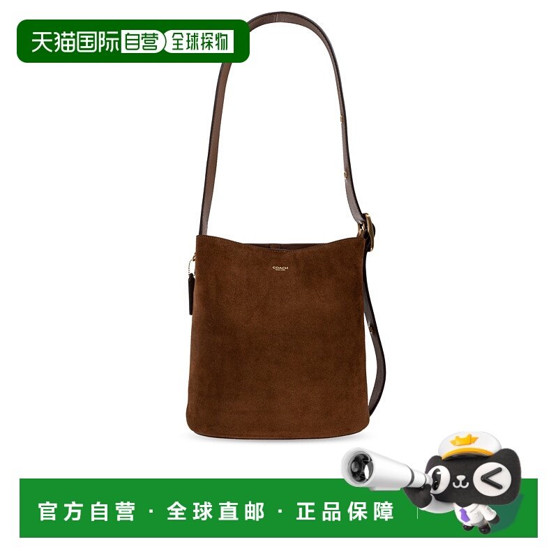 香港直邮COACH 女士斜挎包 CCC240B4WBR CO 棕色 