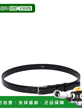 香港直邮CELINE 男士腰带 45BMH3A0138SI CO 黑色 BC-17 belt mad