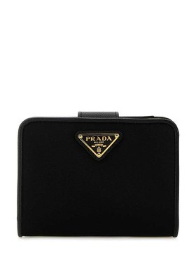 PRADA 女士钱包 1ML0182DMIF0002 AW2024 黑色 MINUTERIA