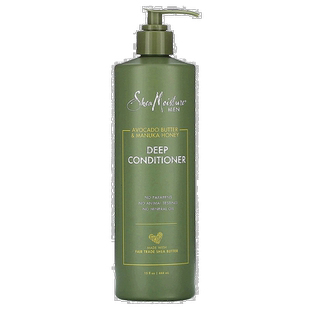 香港直邮SheaMoisture,男士系列,深层护发素,鳄梨油和麦卢正品