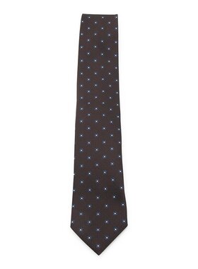 潮奢 Zegna 杰尼亚 男士 棕色真丝领带 Z2C33TA21P8