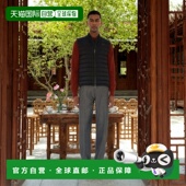 自营欧洲直邮Burberry博柏利 男士 黑色聚酰胺皮革骑士印章贴花羽