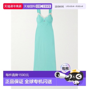 蕾丝边刺绣双绉中长连衣裙 1h可退 Lucie 女士 0100 香港直邮RIXO