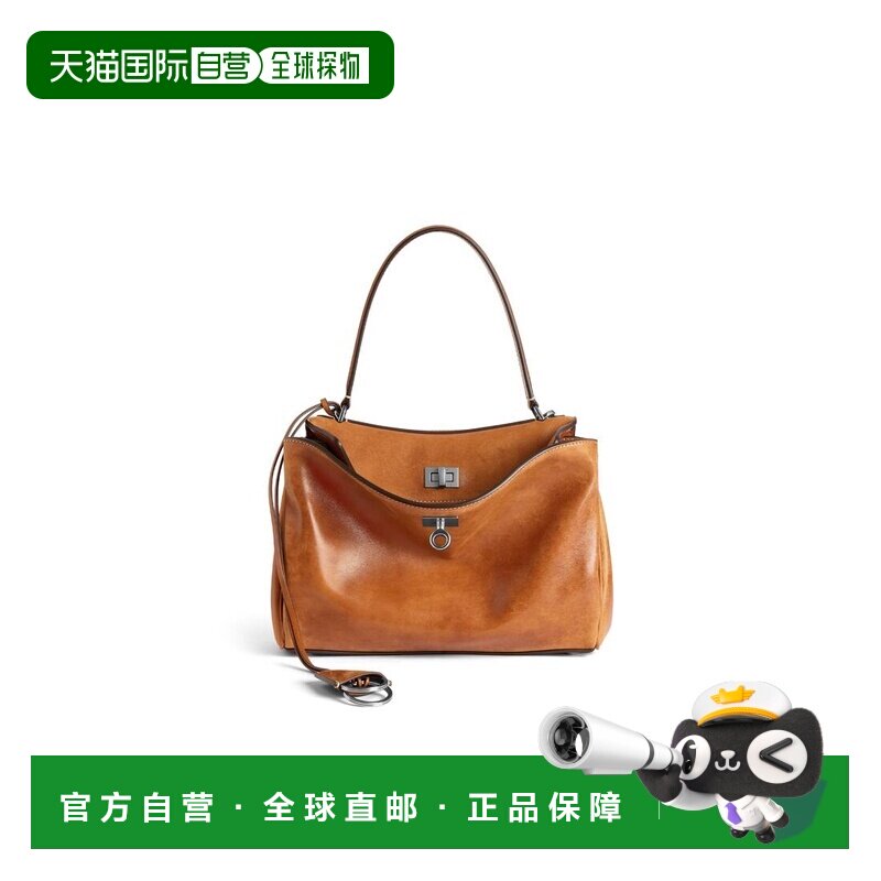 自营欧洲直邮Balenciaga巴黎世家 Rodeo女士可拆钥匙扣小号手提包