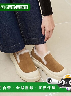 1h可退 日本直邮coen 【PARKNIK】TOECAP仿羊羔绒一脚蹬休闲鞋（2