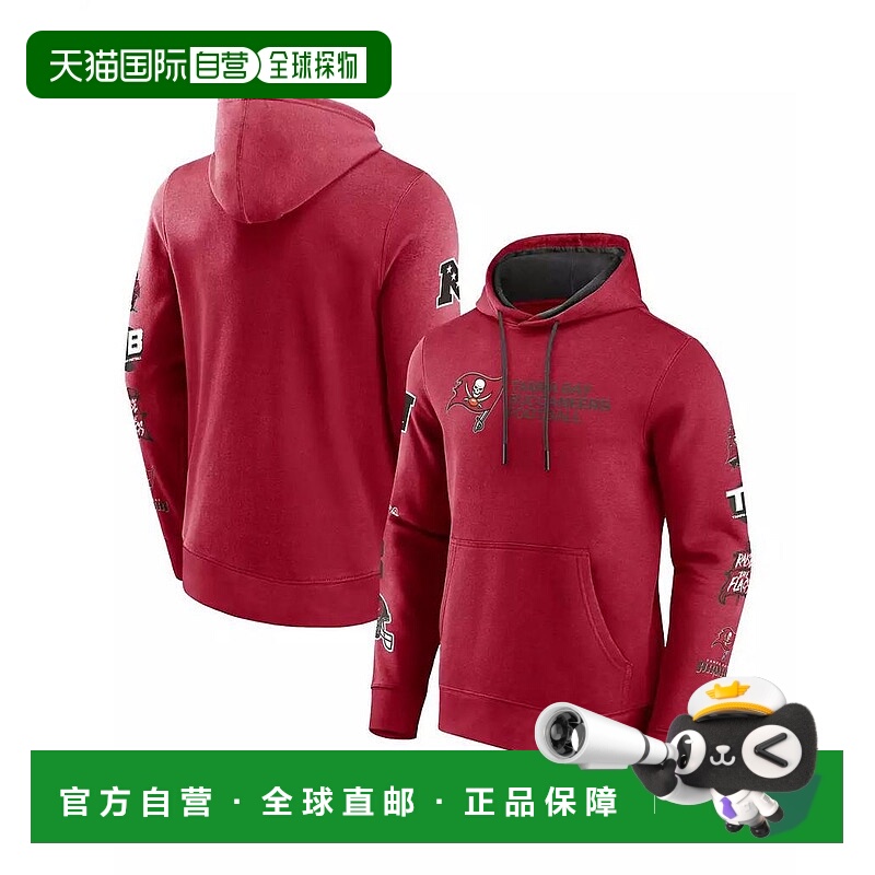 1h可退 【美国直邮】Fanatics 男士红色坦帕湾海盗队 Extra Innin