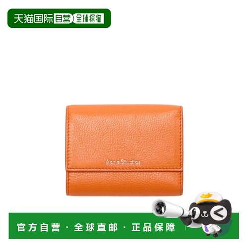 1h可退 香港直邮ACNE STUDIOS 男士钱包 CG0311AC0 SS2026 橙色