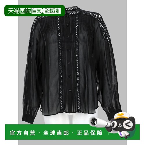 欧洲直邮ISABEL MARANT ÉTOILE 女士衬衫 HT0942FAD3J04E01BK