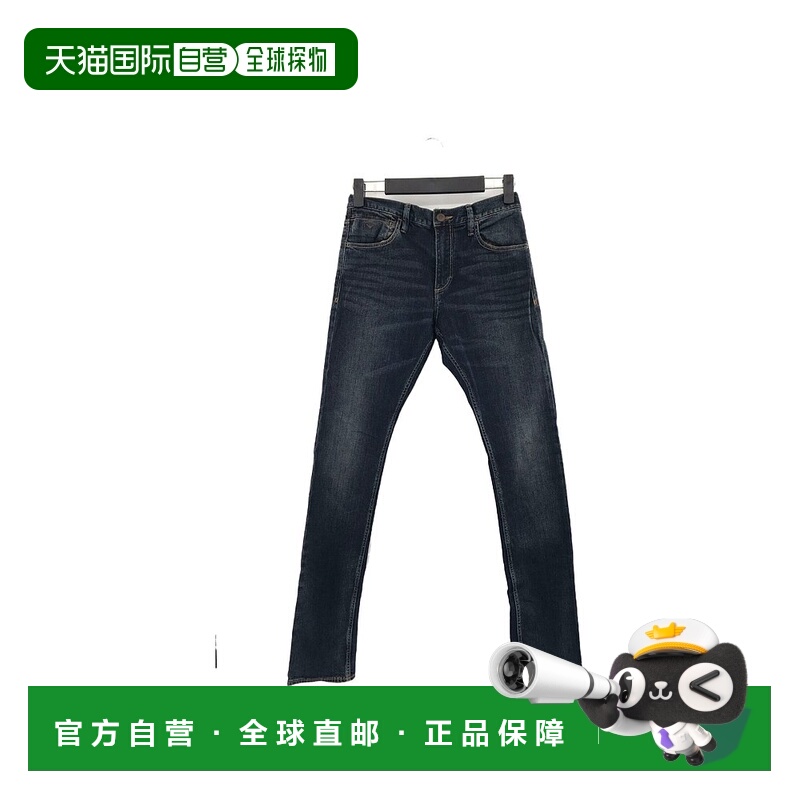 香港直邮Emporio Armani 徽标细节牛仔裤 ZNJ08G3