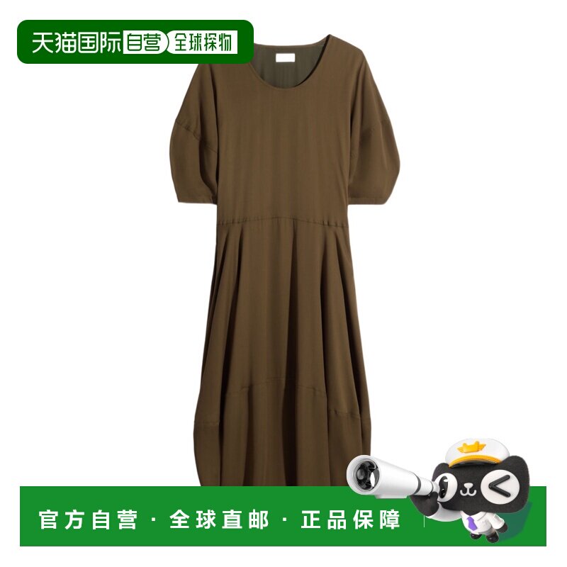 香港直邮LEMAIRE 女士连衣裙 DR1130LF1569GR950 SS2026 棕色