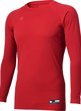 【日本直邮】Descente迪桑特 男士圆领健身衣 红色 XO码 STD-771B