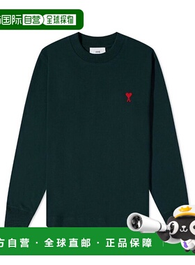 香港直邮Ami Paris 徽标细节长袖卫衣 UTS200701