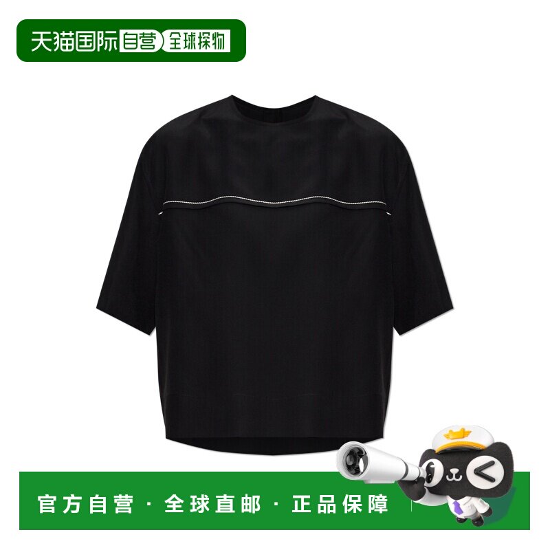 1h可退 香港直邮MARNI 女士T恤 TTMA0470A1UTSF7200N99 AW2026 黑图片