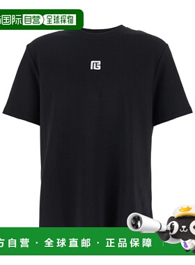 香港直邮BALMAIN 男士T恤 FH1EG000BC87EAB AW2025 黑色 Loose Ss