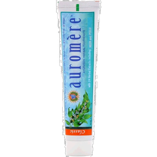 香港直邮Auromere阿育吠陀草本牙膏经典味清新口气117g正品