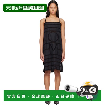 香港直邮toteme 女士 黑色 Monogram Silk 连衣裙 253WRD0266FB04