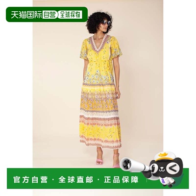 自营hale bobAnnis Maxi Dress *beaded* - yellow 美国奥莱直发
