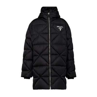 Prada Re-Nylon徽标羽绒服 SGC0421WQ8S222