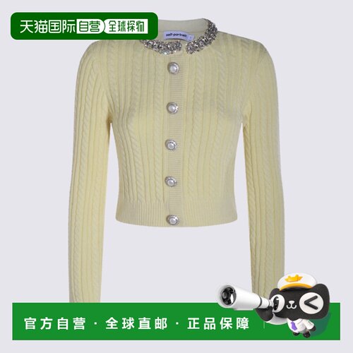 1h可退 香港直邮SELF-PORTRAIT 女士针织衫 AW25121CAYYELLOW AW2