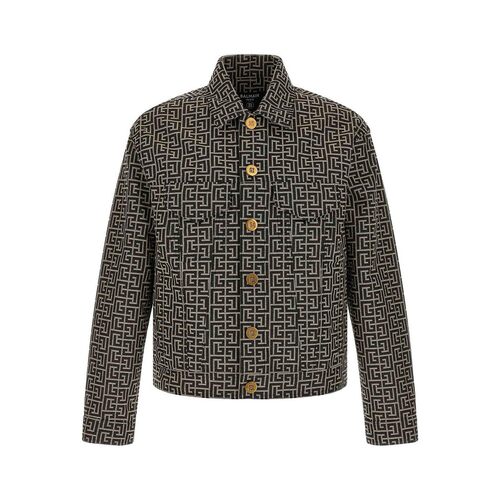 BALMAIN 男士夹克 GH1TC331XL74GFE SS2026 黑色