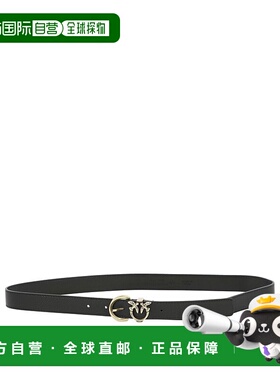 香港直邮PINKO 女士腰带 102820A158Z99Q AW2025 黑色 Logo buckl