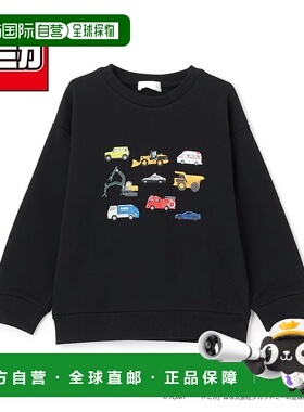 1h可退 日本直邮b.ROOM儿童速干面料车图案半袖卫衣 宽松舒适 985