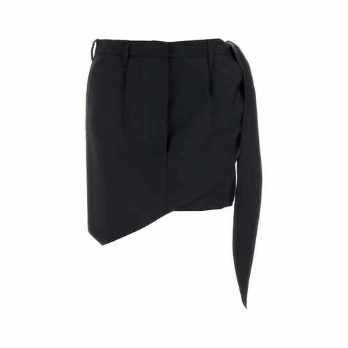PRADA 女士半身裙 P114ZSOOO12I1F0008 AW2025 蓝色