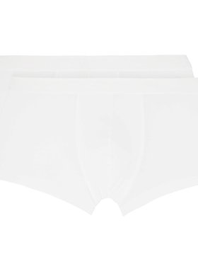 潮奢 Sunspel 男士 两件装白色 Twin 平角内裤 PACKM20