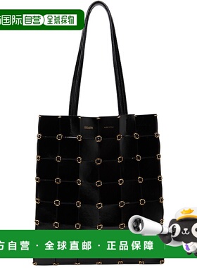 1h可退 香港直邮潮奢 KHAITE 女士 黑色 Emma 托特包 H1036877