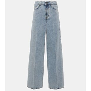 高腰阔腿牛仔裤 女士 004162 TOTÊME 潮奢