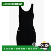 连衣裙 香港直邮Versace 10099781A071 黑色 Slashed 范思哲 女士