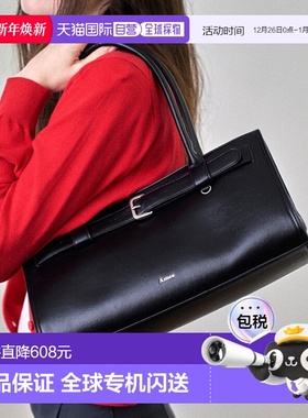 韩国直邮Ames Worldwide 女士包包AM2EFUAB40ABK新款女士包托特包