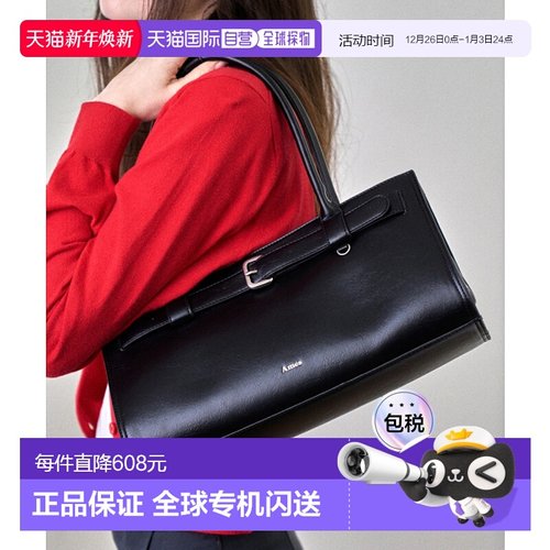韩国直邮Ames Worldwide 女士包包AM2EFUAB40ABK新款女士包托特包