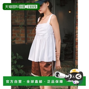 _2色休闲裤 G丝滑缎面蕾丝绑带短裤 단독 韩国直邮ANEDIT