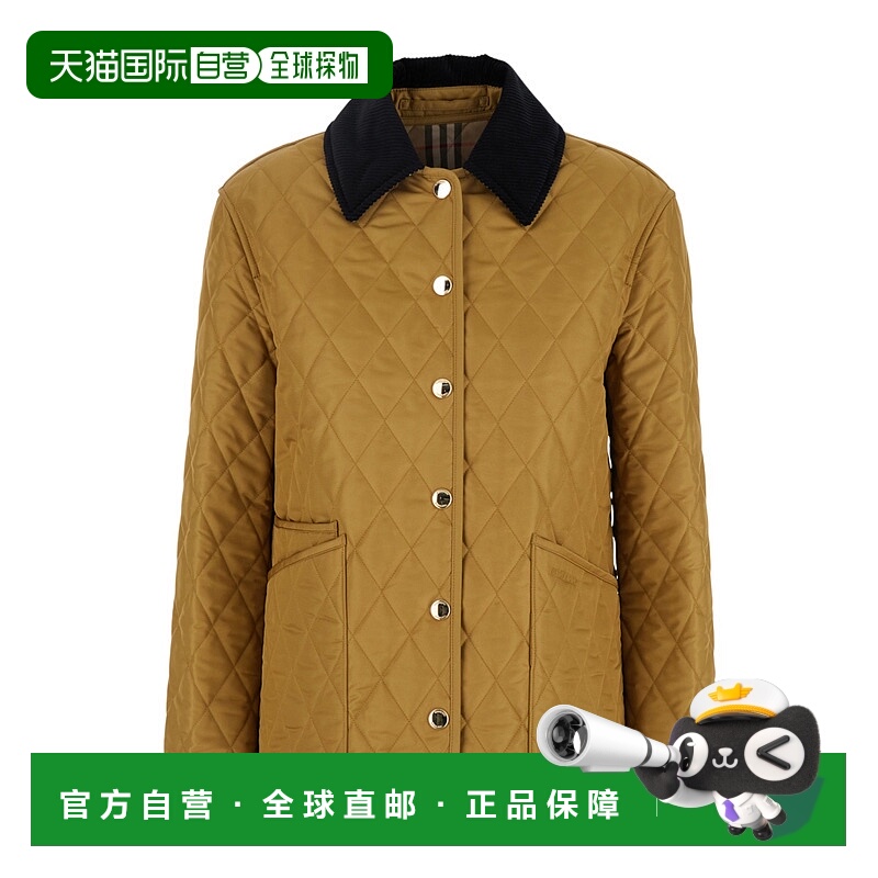 1h可退 香港直邮BURBERRY 女士西服 81089891 CO 棕色休闲外套