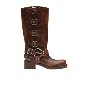 5W792D3F33FM050F0038 棕色 女士高跟鞋 MIU