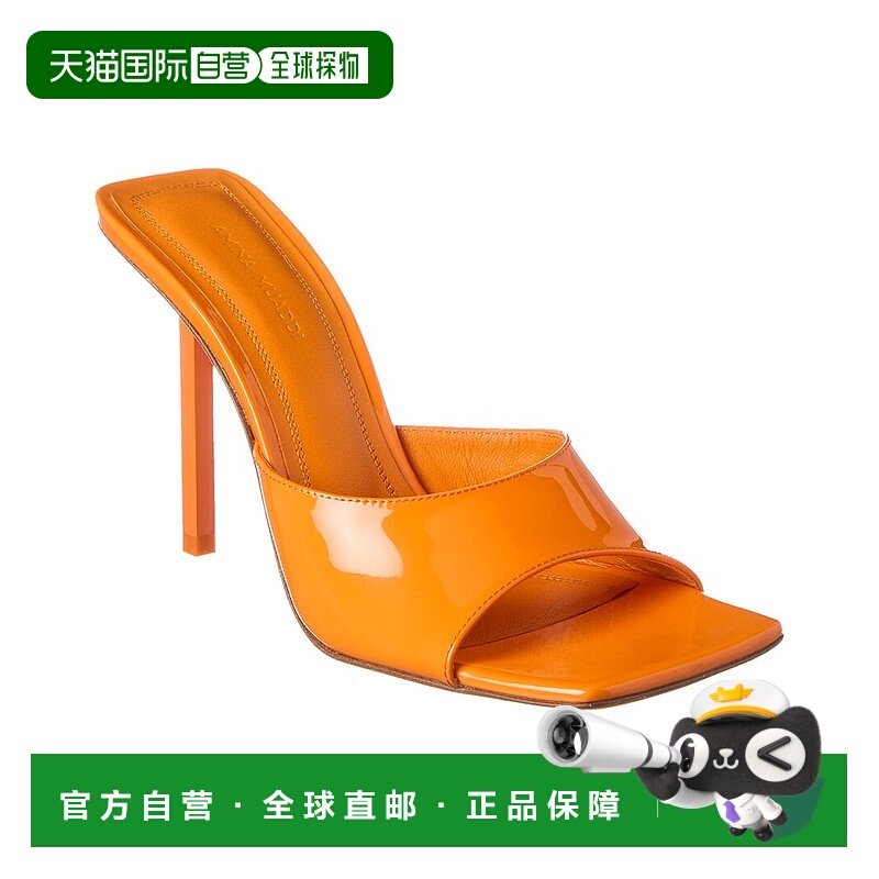 AMINA MUADDI Laura 95 漆皮凉鞋 - 橙色 单鞋【美国奥莱】直发,女鞋,时装凉鞋,淘宝优惠券,粉丝福利购,淘宝优惠卷